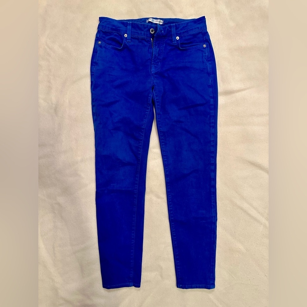 Y2K Vibes Blue Essence Royal Blue Skinny Jeans Size 0